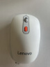 联想(Lenovo) 无线蓝牙双模鼠标 蓝牙5.0/3.0 便携办公鼠标 人体工程学设计 Howard白色 实拍图