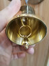 铜一家  铜钟铜铃铛挂饰汽车车载小风铃挂饰铜风铃房间阳台挂件 2寸光面铃铛(直径4.8cm) 实拍图