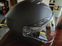 GSB头盔摩托车头盔机车冬季保暖双镜片3C认证四分之三G263半盔四季 哑黑 L 适合55-56头围 实拍图