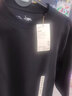 无印良品（MUJI）男式 毛圈棉 运动衫 春款卫衣 潮流 套头男士 上衣 AB1LTA4S 黑色 M （170/92A） 实拍图