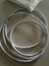 德力西RVV护套线三芯0.5-6平方铜芯电线国标家用工程延长线充电桩电缆线 白色3*2.5 1m(1件为1米) 实拍图