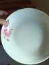 特价4只菜盘家用陶瓷菜盘菜碟子水果盘圆形盘子餐具可微波 玫瑰4个8英寸盘子 晒单实拍图