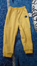 嘟嘟家宝宝裤子加厚冬装男新生儿童裤女童打底裤冬季儿童加绒裤婴儿vip 黄色 110 实拍图