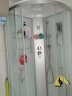 欧洛宝淋浴房洗澡家用一体式封闭式沐浴房整体浴室整体滑轮玻璃扇形隔断 B款80x80带美容镜安全中柱 不含蒸汽 晒单实拍图