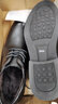 波图蕾斯轻便男士系带商务休闲皮鞋保暖正装棉鞋男 6003 黑色(加绒) 38 实拍图