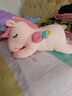 佩佩龙 可爱独角兽公仔抱枕毛绒玩具玩偶布娃娃女孩儿童生日礼物送女友 粉红色 40厘米 实拍图