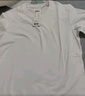 森马（Semir）[纯棉]短袖T恤男夏季简约纯色修身短t百搭t恤男 [100%棉]漂白10007 S 实拍图
