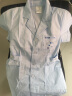 迪塞雅医生白大褂长袖护士服修身白大衣医用女工作服实验药店房工衣定制 纯白有腰带（女款短袖） S 实拍图