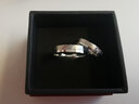 潮宏基 PT950铂金戒指女戒男戒对戒婚戒生日礼物 计价工费200元 C 女士14号约2.9g 实拍图