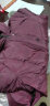雅鹿羽绒服女立领加厚保暖刺绣国风奶奶50岁60岁冬装外套JT 藏青色 170/XL 晒单实拍图