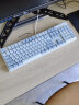 DURGOD 杜伽87/104键笔记本电脑PBT键帽机械键盘全键无冲（办公游戏电竞吃鸡键盘） TAURUS K310浅雾蓝 樱桃轴 无光 红轴 晒单实拍图