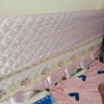 庭漫伊全包夹棉布艺绣花床头罩现代欧式防尘罩1.5m1.8m床头套2021年新款通用床靠背罩软包保护罩 绗绣粉色 180cm 实拍图