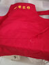 爱家森悦防水围裙定制LOGO韩版时尚咖啡店餐厅美甲网咖厨房服务员工作服 防水宽肩红色 实拍图