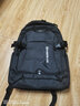 法德陆双肩包男士背包大容量笔记本电脑包时尚高初中大学生书包男旅行包 1802黑色小号不带USB 实拍图