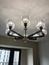 雷士（NVC） 吊灯美式简约客厅吊灯轻奢水晶LED灯具套餐厅大气智能灯饰书房 【2室1厅】10头+卧室*2 智能RA95 实拍图