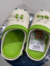 小鹿米利儿童洞洞鞋 夏季新款毛毛虫可爱卡通透气软底宝宝凉拖鞋 苹果绿 17 【170】鞋内长16.5CM建议脚长16C 实拍图