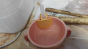 科巢（scoornest）婴儿碗套装宝宝吃饭多功能辅食碗儿童餐具防摔烫便携吸管喝汤盘碗 普沃紫 实拍图