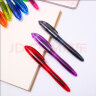 慕那美（monami）OLIKA透明彩色小钢笔0.5mm学生用练字书写钢笔套装 黑色02099 实拍图