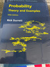 现货 可能性：理论与例证 Probability: Theory and Examples 实拍图