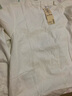 无印良品 MUJI 女式 新疆棉 轻量法兰绒 罩衫 W9AC507 白色 L 实拍图