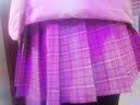 半身裙女短裙春夏秋冬季高腰格子百褶裙女士A字学生裙子学院风裙子 粉色格 XL 实拍图