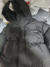 蒂卡登棉服男冬季潮牌港风棉衣韩版潮流宽松加绒加厚羽面包绒服棉袄外套 连帽（黑色） L 建议(90斤-110斤） 实拍图