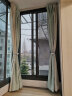 诺罗窗帘北欧风格定制雪尼尔纯色拼接简约现代加厚遮光客厅卧室落地窗 雪尼尔-浅绿+米色（高温定型） 韩折-宽1.5高2.7一片(可改高) 晒单实拍图