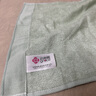洁丽雅（grace）洗脸毛巾纯棉抑菌擦手巾竹纤维方巾吸水吸汗不掉毛洗澡巾 深绿色【方巾单条装】 实拍图