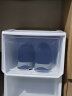 旺家星多层简易防尘鞋盒子多功能鞋柜收纳盒翻盖式透明塑料可叠加储物盒 实拍图