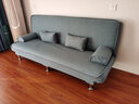 徽月 多功能折叠沙发床两用简易三人位小户型客厅租房家具懒人沙发 深蓝科技布 【乳胶款】升级2米长1.2米宽2扶手2腰枕 实拍图