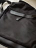 袋鼠牛津布新韩版时尚双肩包牛津纺超轻女休闲百搭书包纯色背包多夹层 黑色 实拍图