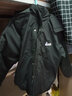 Matri Mr棉服男秋冬季潮流百搭宽松条纹加厚棉服外套棉衣 黑色 L(115-140斤) 实拍图