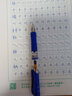 晨光（M&G）按动中性笔k35水笔学生用考试碳素黑色0.5mm水性签字笔芯按压式子弹头墨蓝黑红笔办公 【晨光K35-蓝色】12支 实拍图