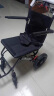 怡辉轮椅折叠轻便小型超轻便携式可上飞机手推车老年人手动残疾人儿童运动旅行轮椅 水转印透气坐垫减震款 实拍图