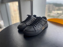 花花公子（PLAYBOY）男鞋2025秋冬季保暖新款商务休闲皮鞋男士鞋子男款帆布鞋百搭板鞋 黑色 CPL1250922 41 运动 实拍图