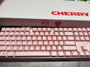 CHERRY樱桃 MX3.0S机械键盘 游戏键盘 电竞键盘 办公电脑键盘 RGB混光键盘 合金外壳 无钢结构 粉色茶轴 实拍图