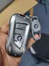 霞想宝马钥匙套5系3车X3扣X5壳X1刀锋530五525三X6汽车X4男X2适用i3包 宝马B款【时尚银】+盾牌钥匙扣 实拍图