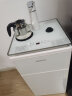 沁园（TRULIVA） 家用多功能饮水机 多档温控智能保温 下置水桶一体柜电热水壶  白色 珍珠白LNS581-8F 温热型 实拍图