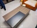 百裕达 2025新款电视柜北欧现代简约可伸缩电视柜大小户型升降茶几地柜 木纹灰 茶几 实拍图