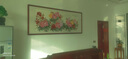 万叶居福（WanYeJu）纯手绘牡丹画花开富贵图新中式客厅装饰画国画挂画山水画字画壁画 花开富贵福满堂A【千层牡丹】 63*125CM红褐实木镜框 实拍图