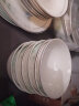 以辰 碗碟套装家用景德镇中式骨瓷餐具套装碗盘碟筷组合 圆形56件升级配品锅【可微波炉、洗碗机】 晒单实拍图