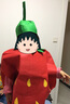 新新精艺万圣节服装儿童cos表演服演出装饰服装男女儿童水果服饰草莓款 实拍图