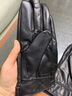 稻草人真皮手套冬季羊皮男女骑行保暖触屏加绒加厚防风防寒防水高档手套 289羊皮男款（加绒触屏+礼盒）建议拍大一码 XL【官方正品-礼盒装】 实拍图