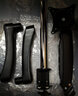 悠视 YS-BSH02显示器支架桌面旋转升降伸缩架底座无孔液晶电脑屏幕支架 液晶电脑支架臂摇臂 时尚黑 夹桌边悬臂长80cm 实拍图