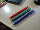 PILOT百乐可擦笔LFBK-23EF按动摩磨擦中性笔frixion三年级小学生专用练字魔力热可擦笔芯黑科技红蓝黑笔 绿色 单支装 实拍图