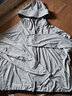 探拓（TECTOP）户外冰丝防晒衣女士夏季UPF50+防紫外线皮肤衣轻薄透气速干防晒衫 浅灰/版型宽松建议拍小一码 2XL 实拍图