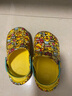 B.Duck小黄鸭童鞋儿童花园鞋男童宝宝洞洞鞋女童舒适软底拖鞋5966黄色30 实拍图