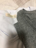 艾路丝婷T恤女新款夏季女装上衣女士短袖V领体恤打底衫 白色 165/88A/L 实拍图