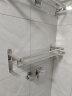 正山（Zhengshan） 浴室置物架免打孔304不锈钢毛巾架卫生间置物架厨卫五金挂件 50cm单层不带杆 实拍图