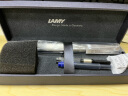 凌美（LAMY）钢笔签字笔 套装礼盒生日节日礼物学生成人练字文具 德国进口 演艺系列 商务墨水笔礼盒 磨砂银 EF0.5mm 实拍图